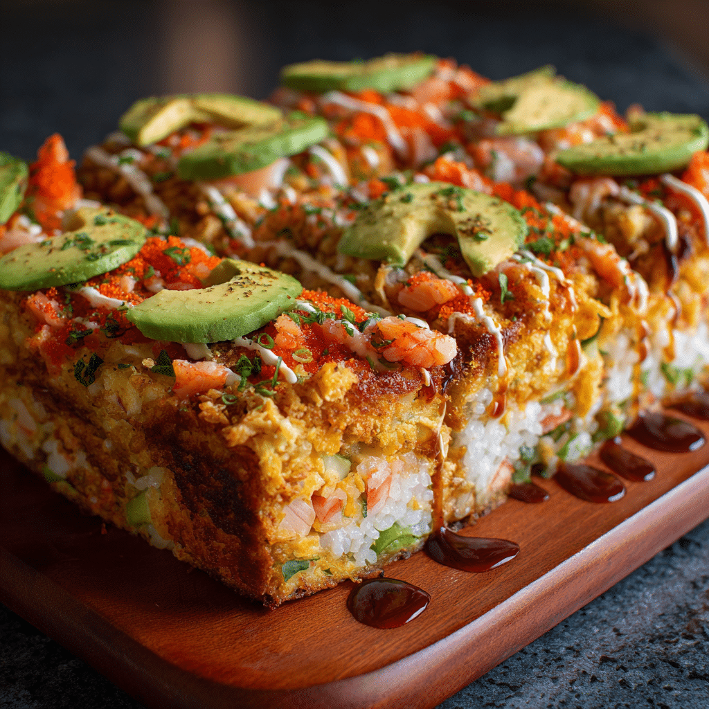 Sushi Bake Recipe - Recipe Image