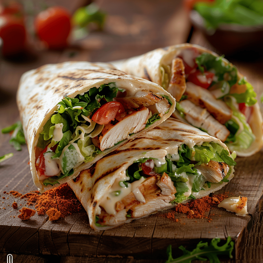 Chicken Wrap Recipe - Recipe Image