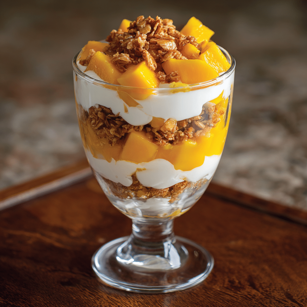 Mango Yogurt Parfait Recipe - Recipe Image