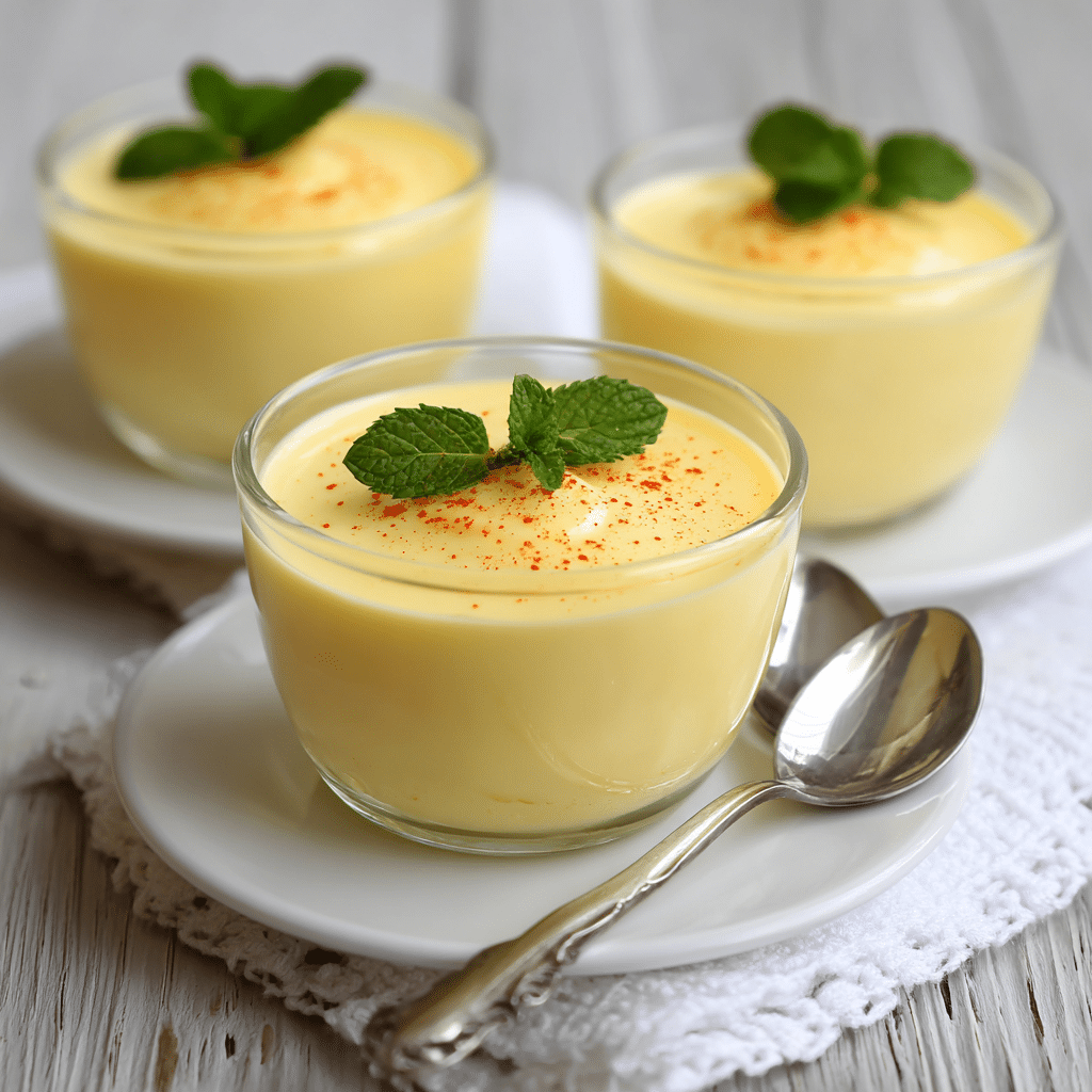 Vanilla Cold Custard Cups Recipe - Recipe Image