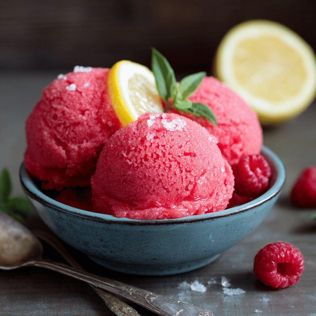 Raspberry Lemon Sorbet Recipe