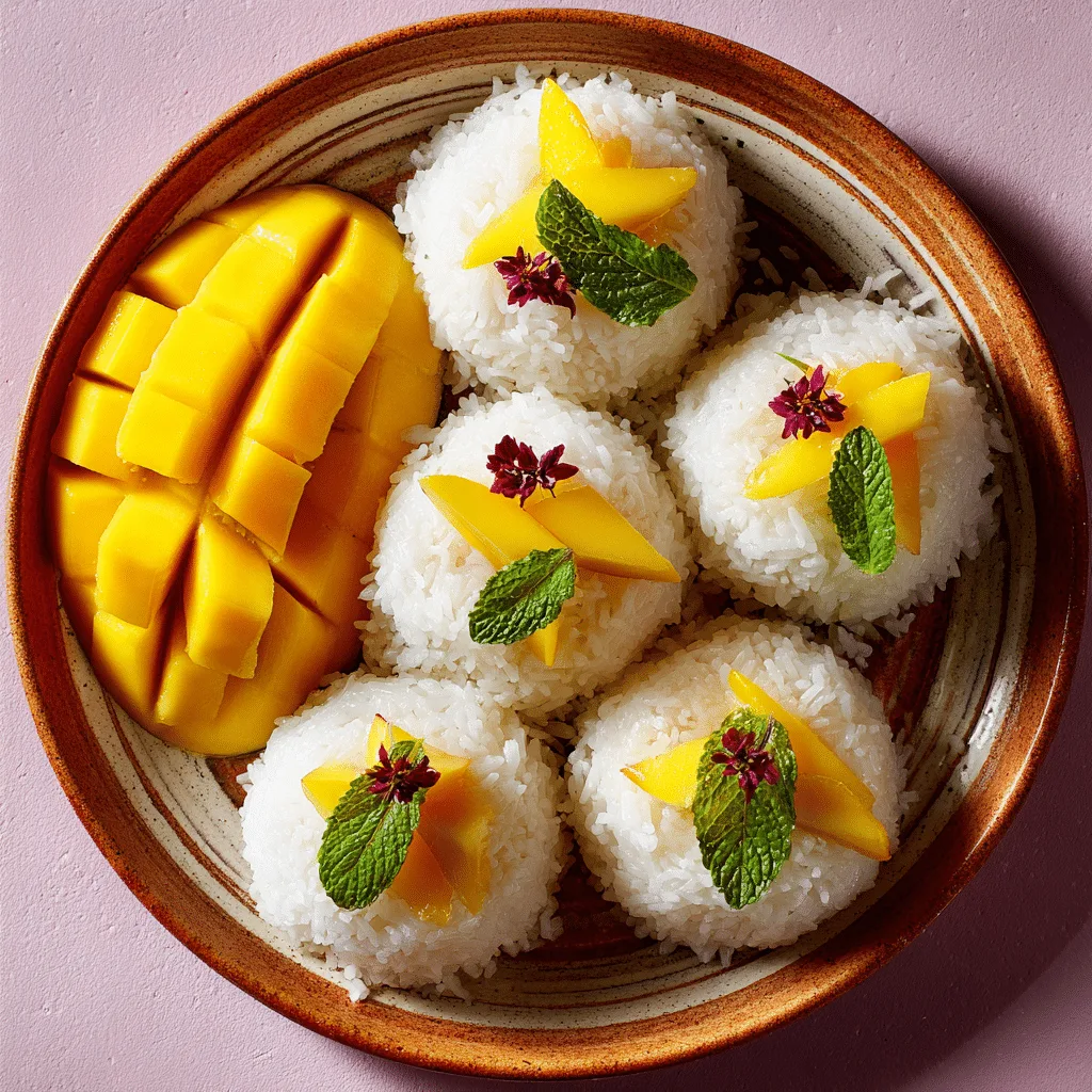 Mango Sticky Rice Recipe - Recipe Image