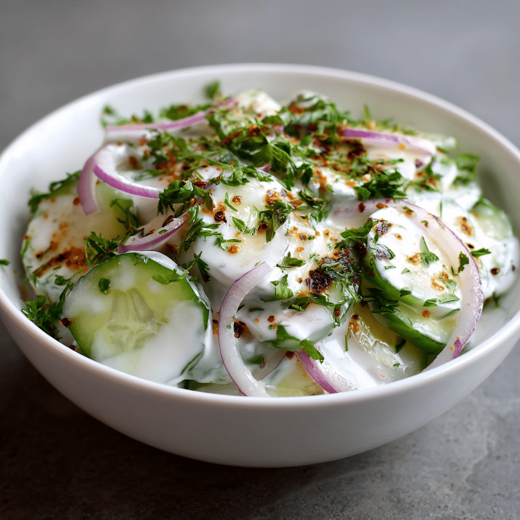 Cucumber Yogurt Salad Recipe - Recipe Image