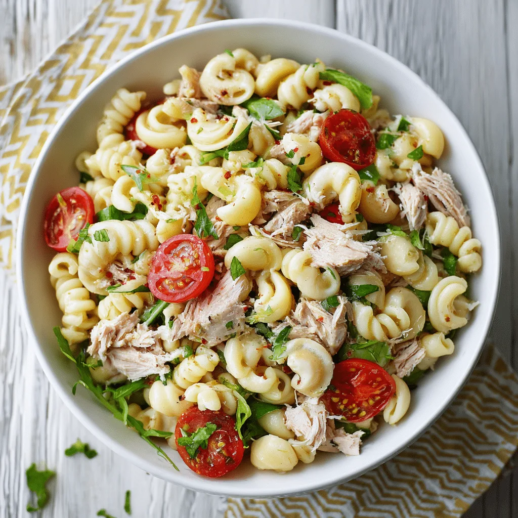 Tuna Pasta Salad Recipe - Recipe Image