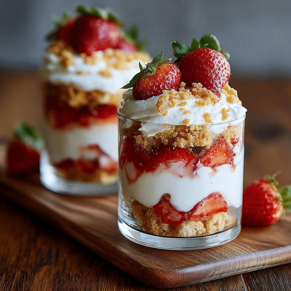 Strawberry Shortcake Parfaits Recipe - Recipe Image