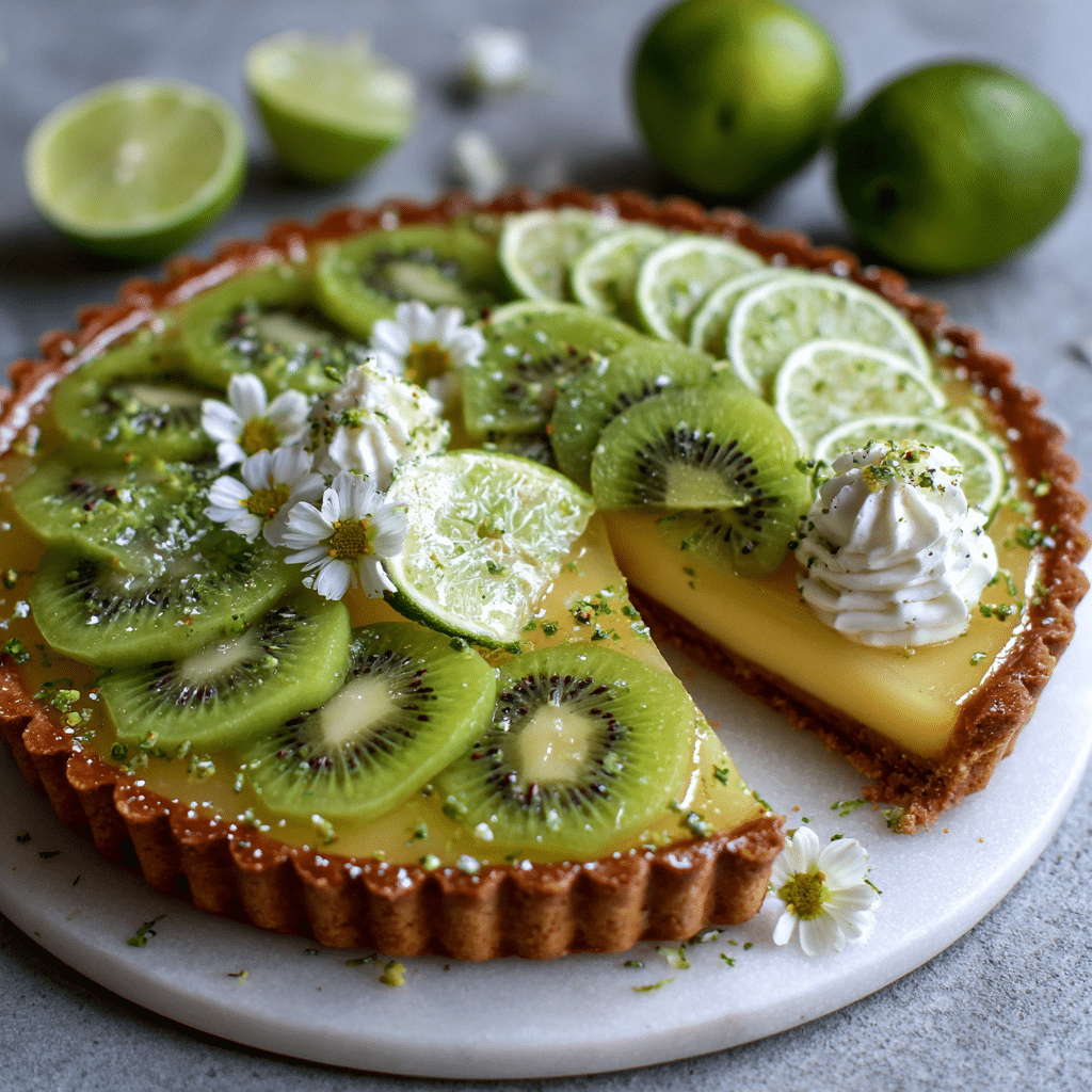 Kiwi Lime Tart Recipe - Recipe Image