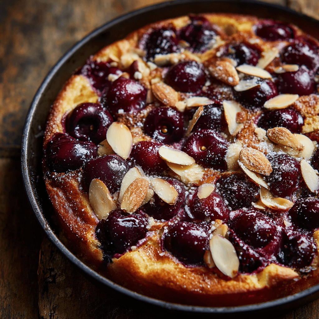 Cherry Almond Clafoutis Recipe - Recipe Image