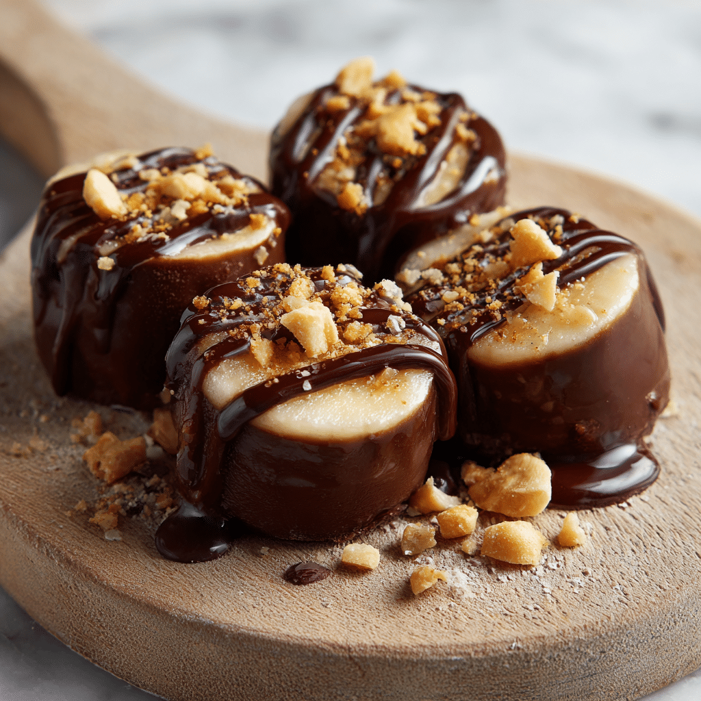 Frozen Banana Chocolate Bites Recipe - Recipe Image