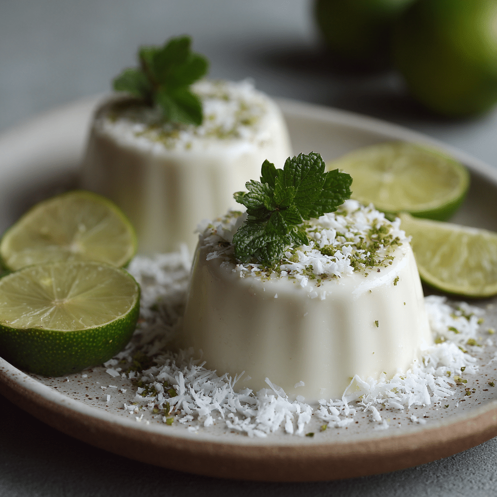 Coconut Lime Panna Cotta Recipe - Recipe Image