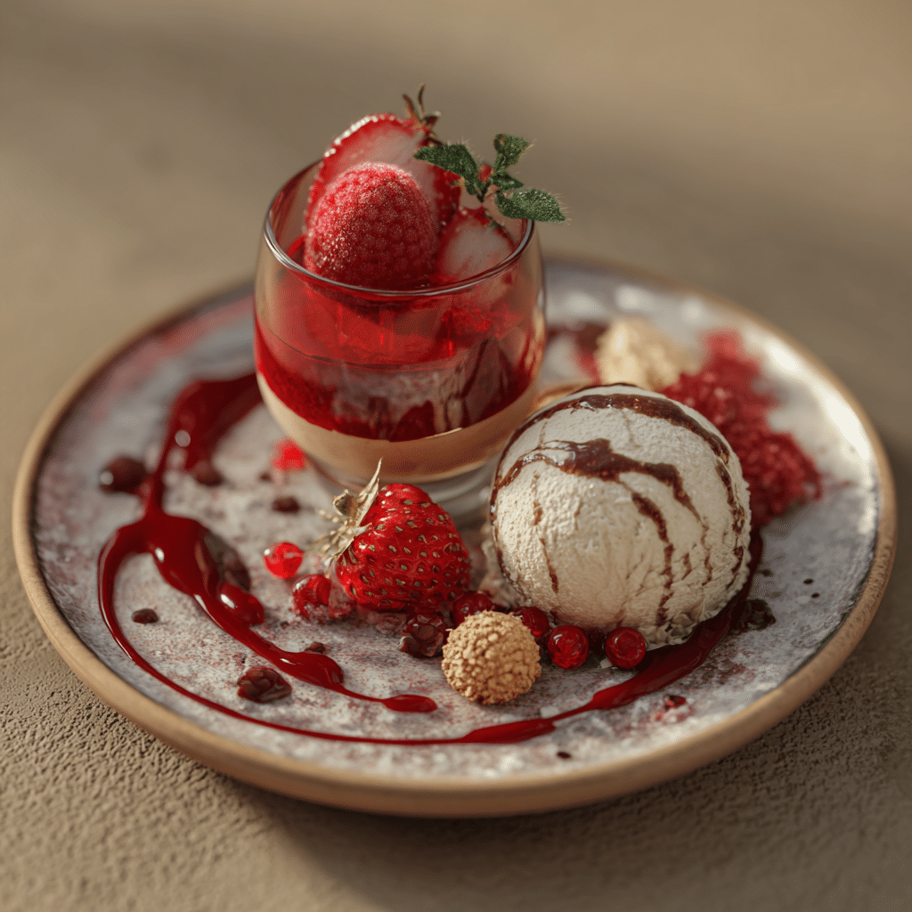 Espresso Rice Cream with Cocoa Tuile Recipe - Recipe Image