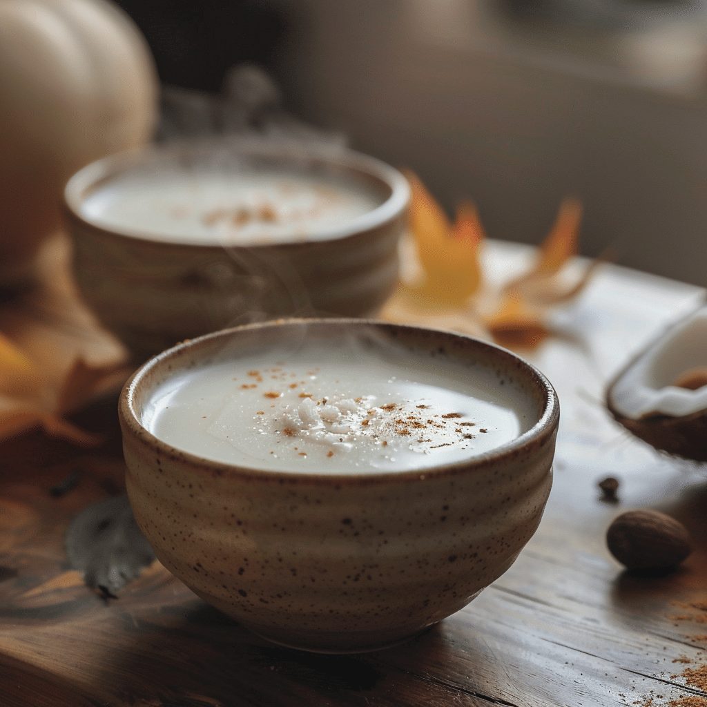 Pumpkin Coconut Vanilla Rice Cream Recipe - Recipe Image