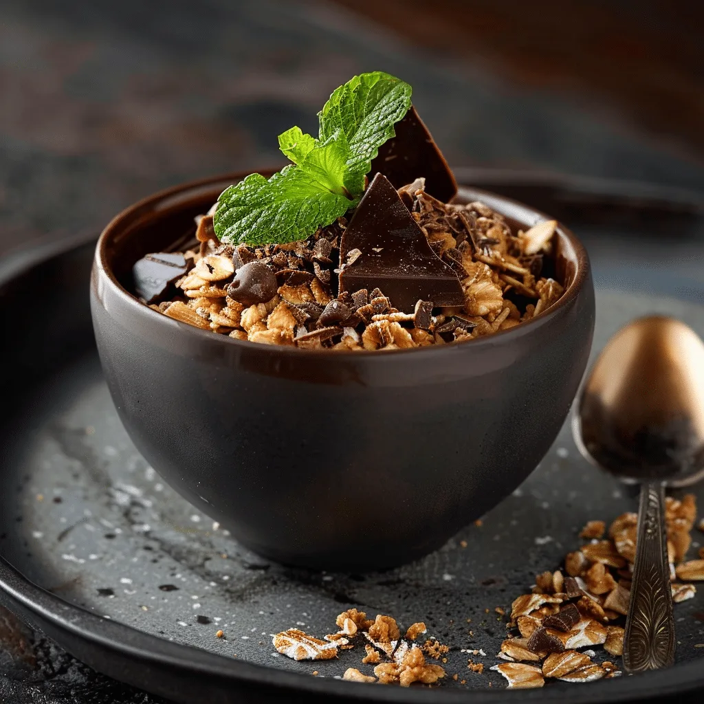 Chocolate Mint Oat Delight Recipe - Recipe Image