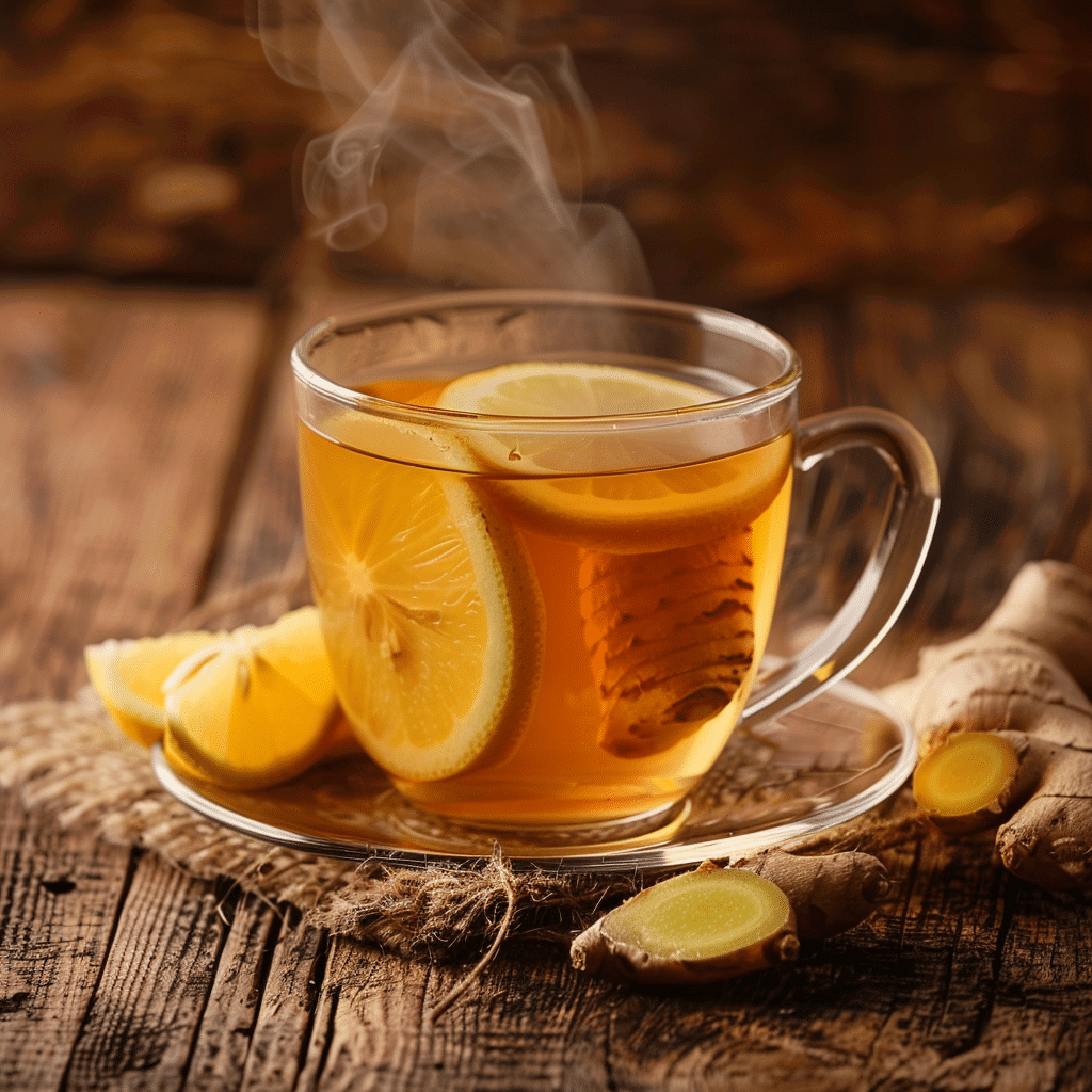 Honey Lemon Ginger Tea Recipe - Recipe Image