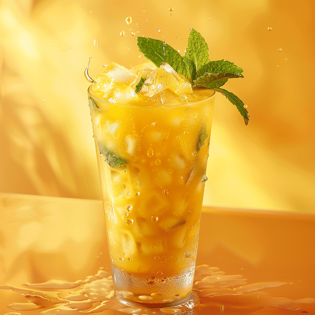 Pineapple Mint Cooler Recipe - Recipe Image