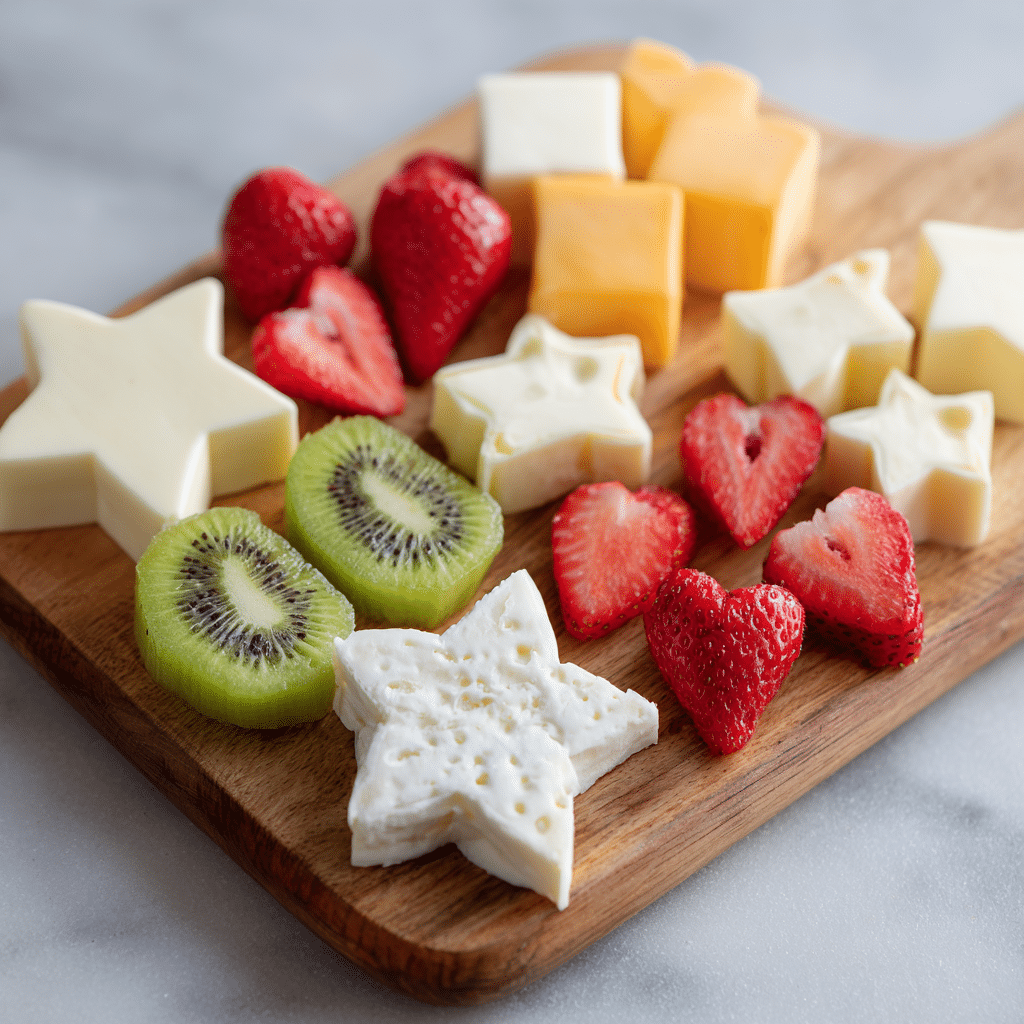 Fruit and Cheese Fun Shapes Recipe - Recipe Image