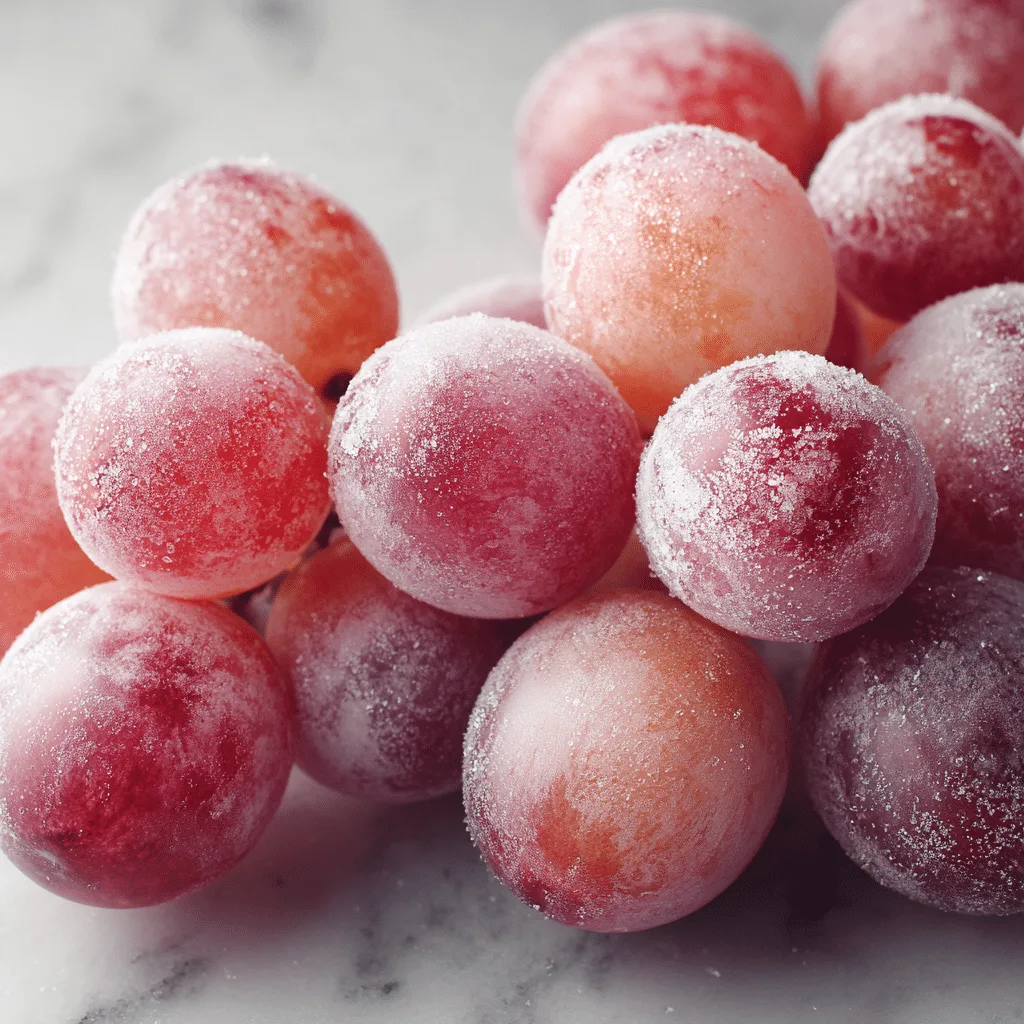 Frozen Yogurt Covered Grapes Recipe - Recipe Image