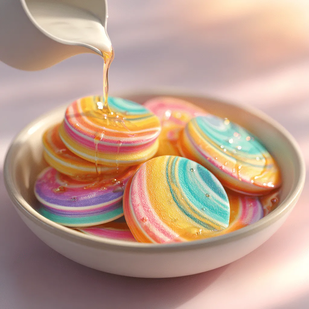 Mini Rainbow Pancake Cereal Recipe - Recipe Image