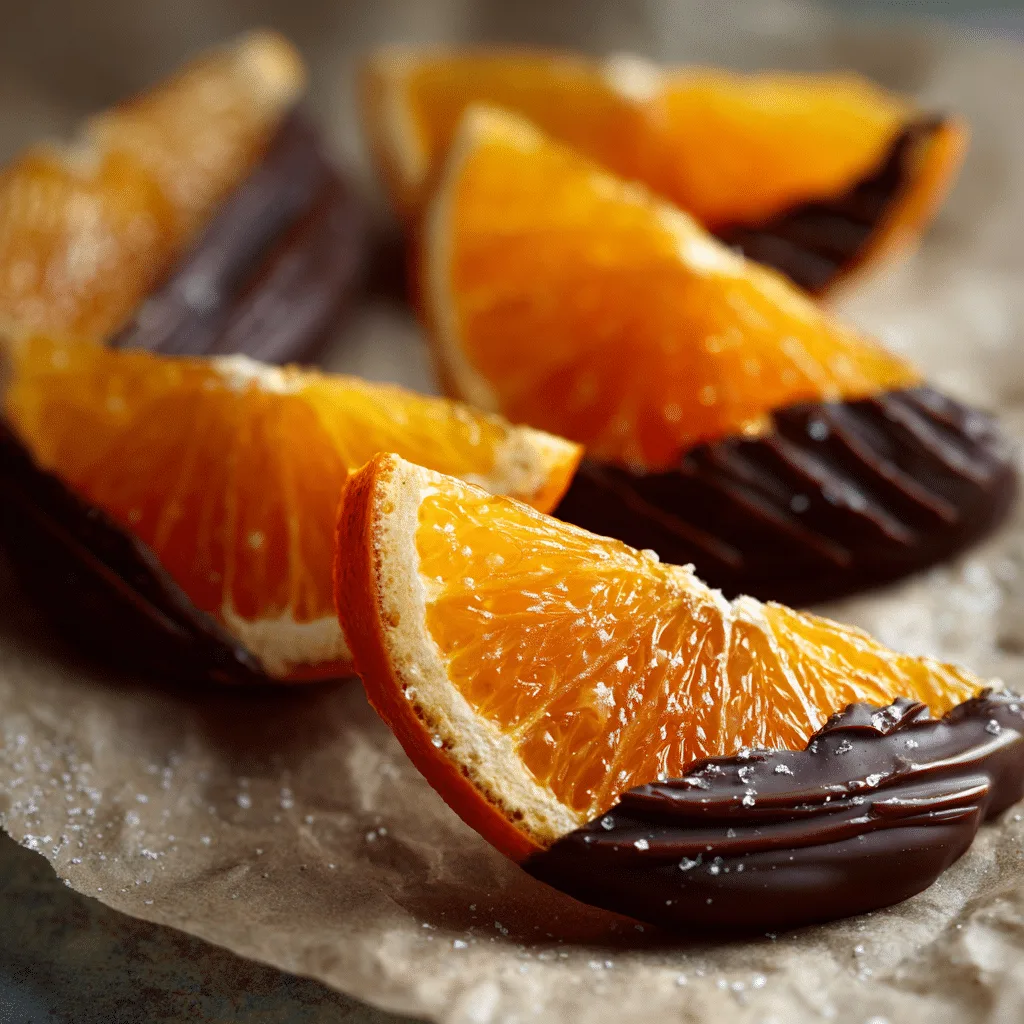 Frozen Chocolate Covered Orange Slices Recipe - Recipe Image