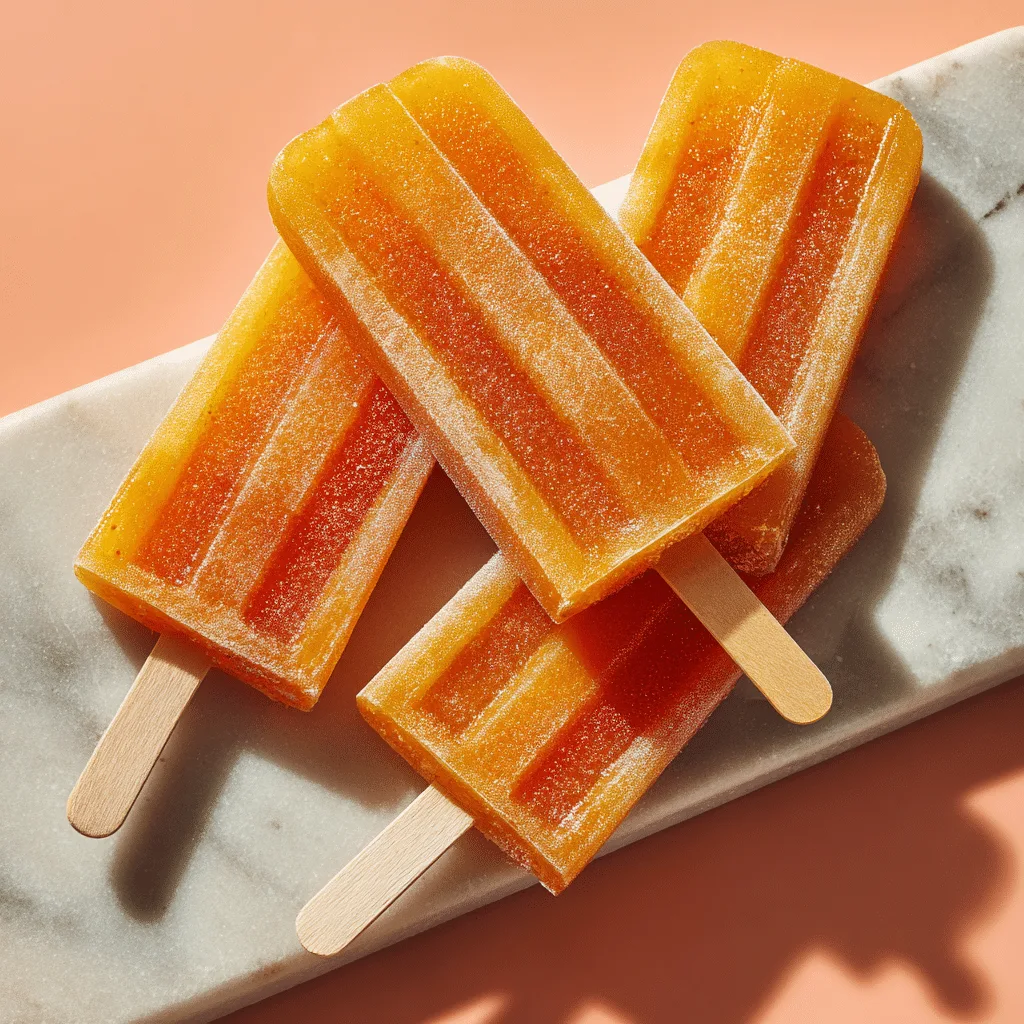 Frozen Apple Juice Pops Recipe - Recipe Image