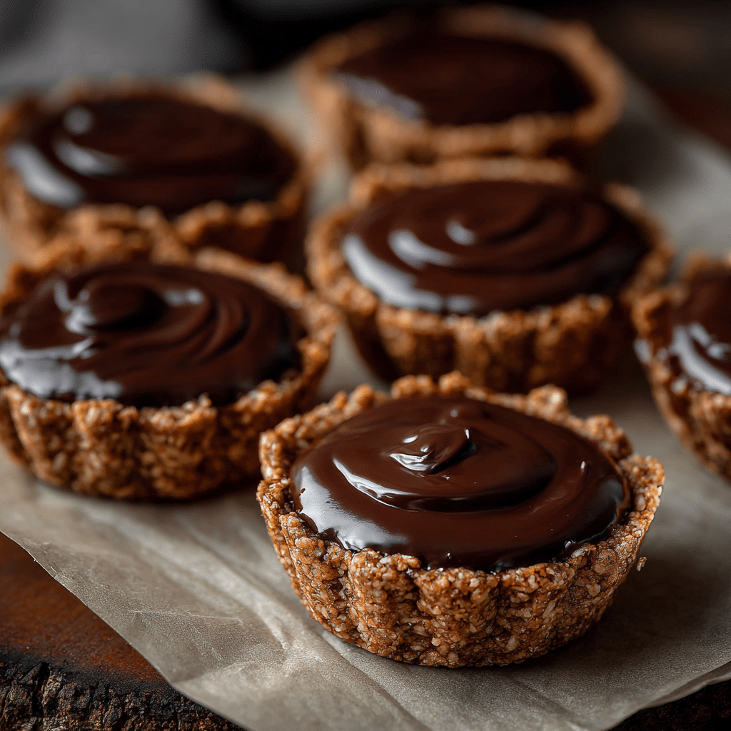No-Bake Chocolate Oat Cups Recipe - Recipe Image