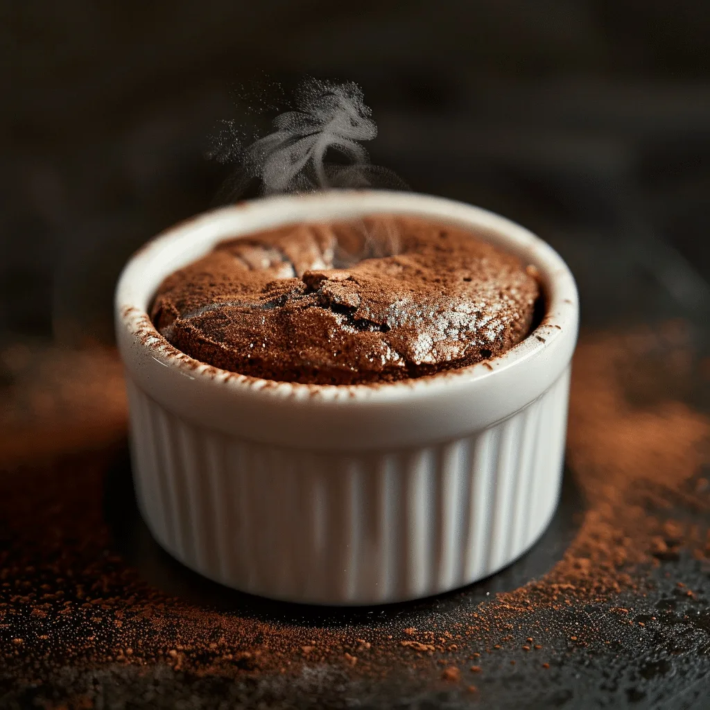 Chocolate Soufflé with Molten Center Recipe - Recipe Image
