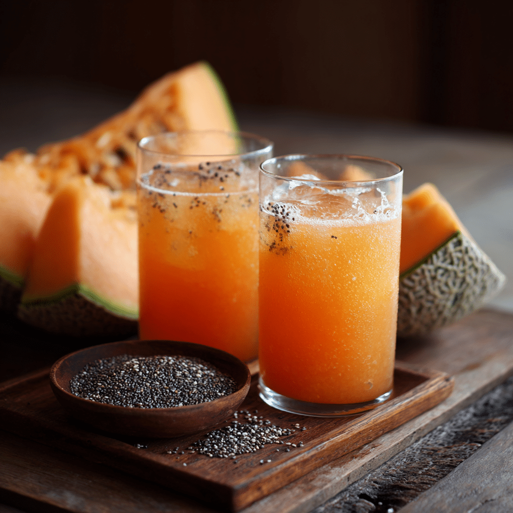 Salted Melon & Black Pepper Juice Recipe - Recipe Image