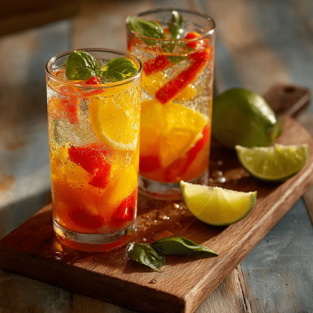 Roasted Pepper & Citrus Cooler Recipe - Recipe Image