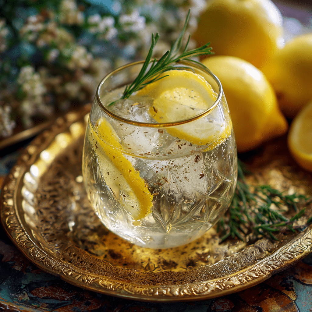 Smoked Lemon & Sea Salt Tonic Recipe - Recipe Image