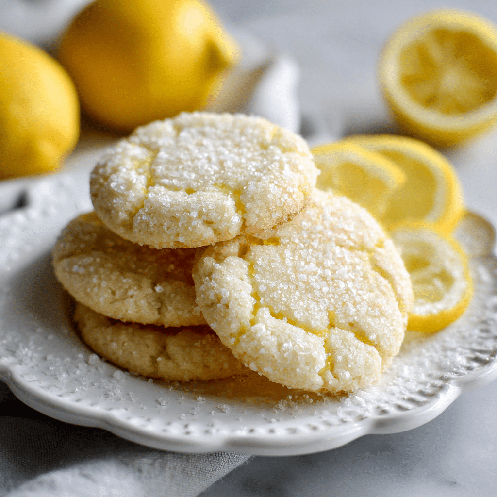 Lemon Sugar Cookies Recipe - Recipe Image