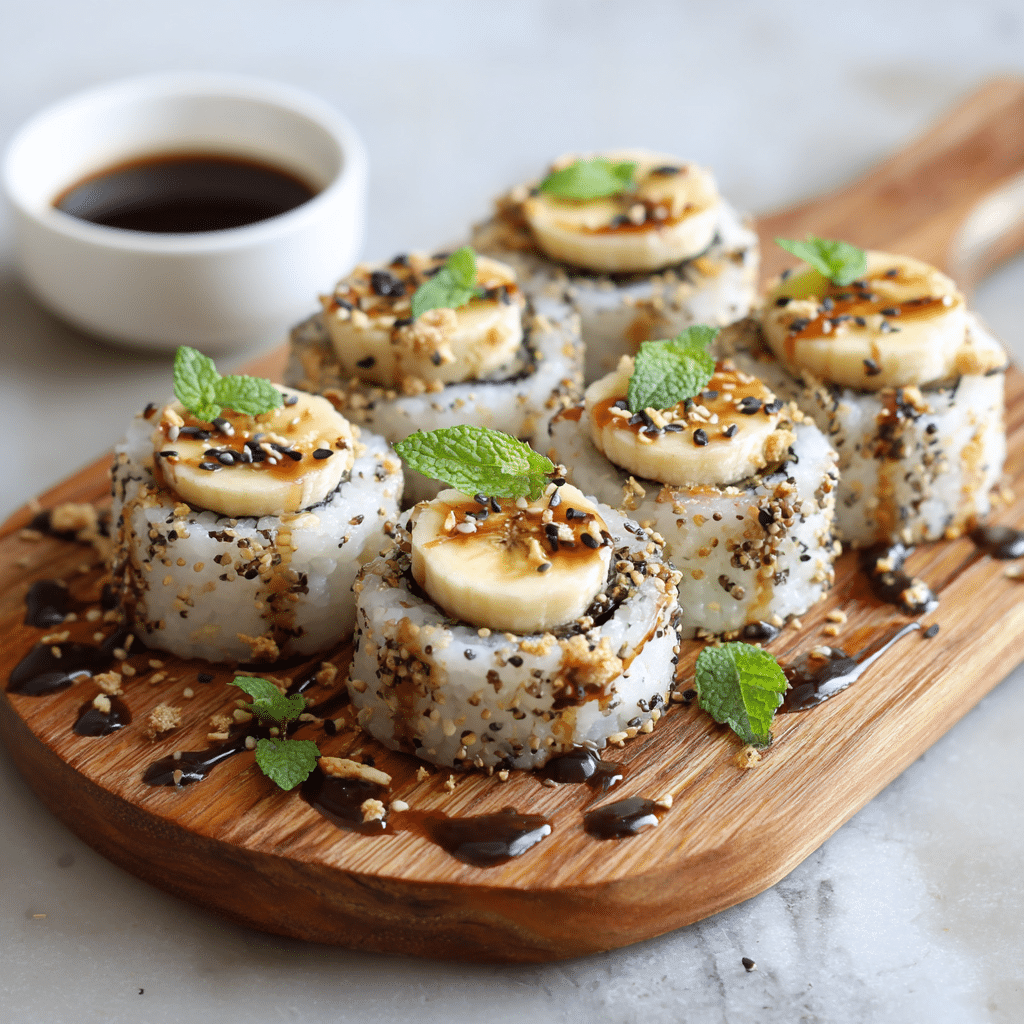 Banana Sushi Rolls Recipe - Recipe Image