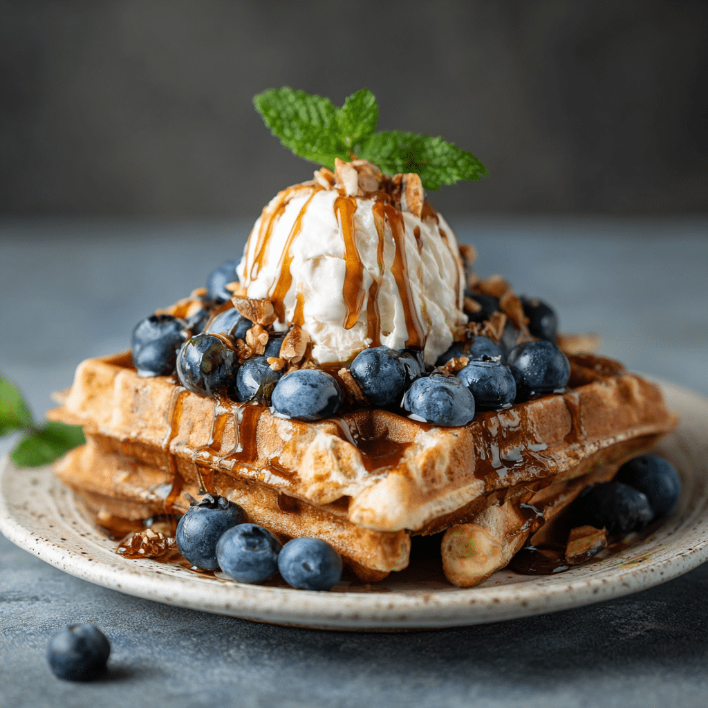 Oat Waffles Recipe - Recipe Image