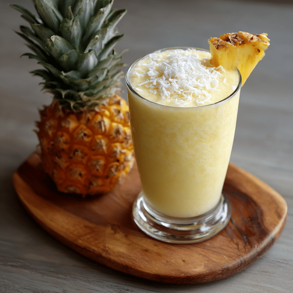 Pineapple Coconut Smoothie Recipe - Recipe Image