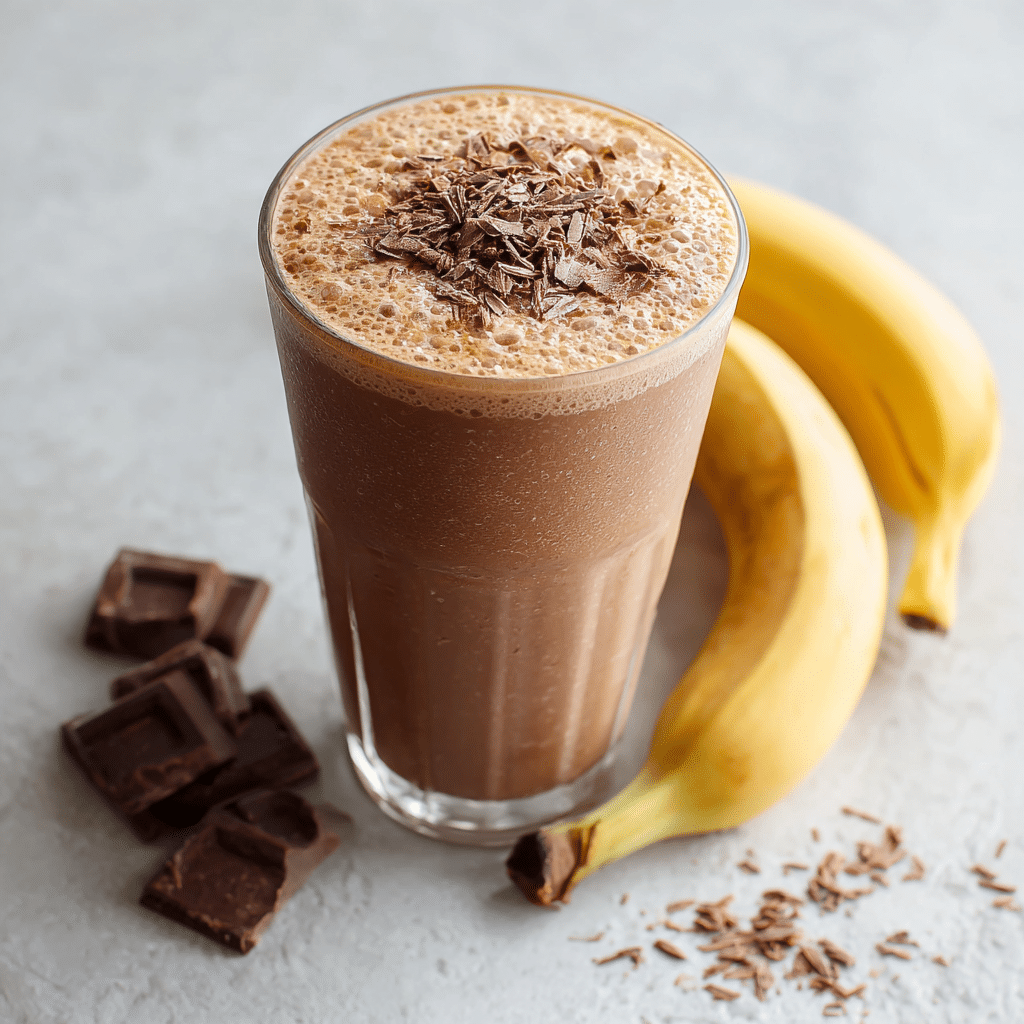 Chocolate Banana Smoothie Recipe - Recipe Image