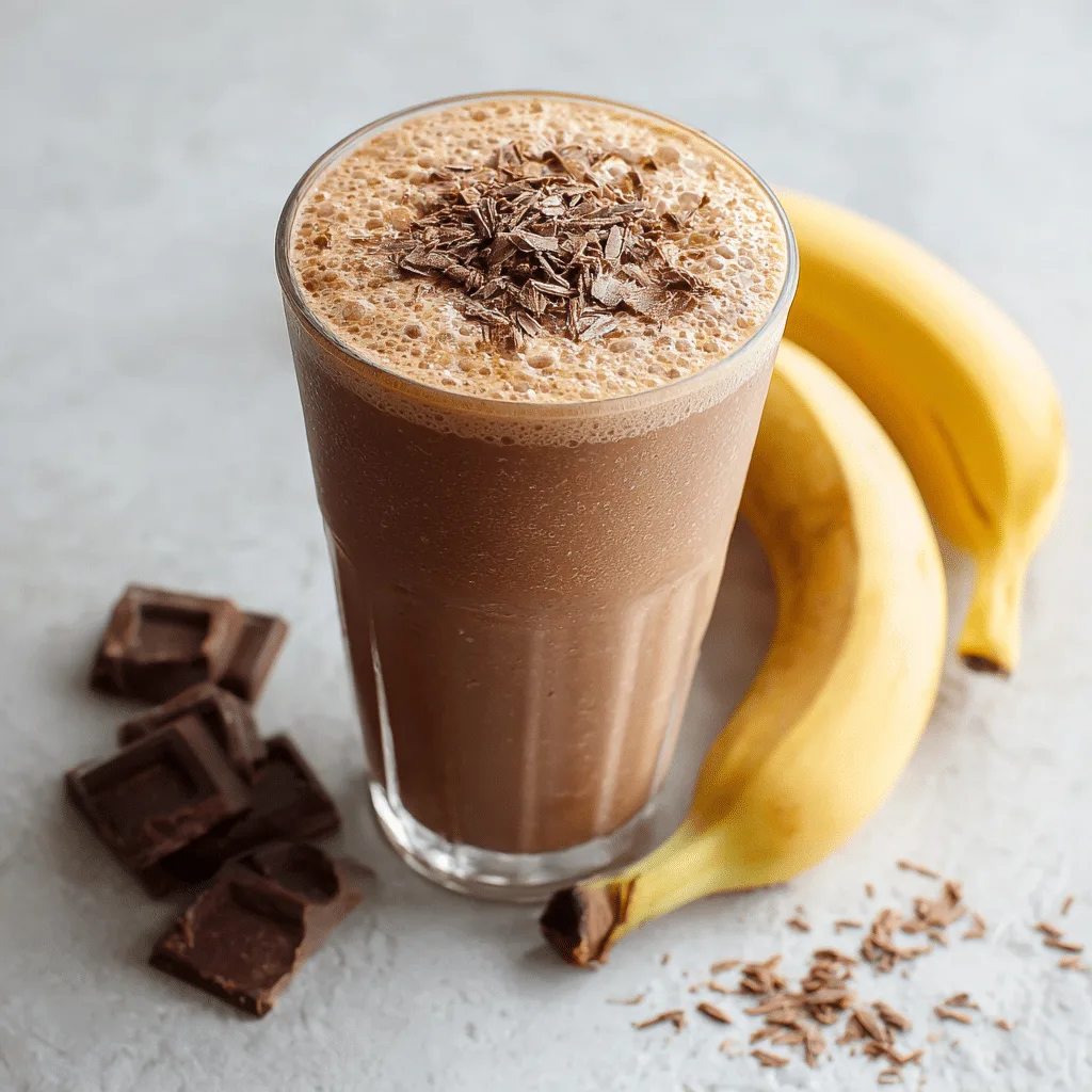 Chocolate Banana Smoothie Recipe - Recipe Image