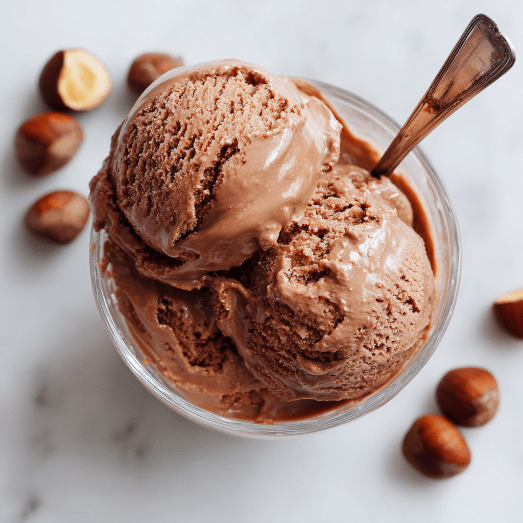 Nutella Ice Cream Recipe - Recipe Image