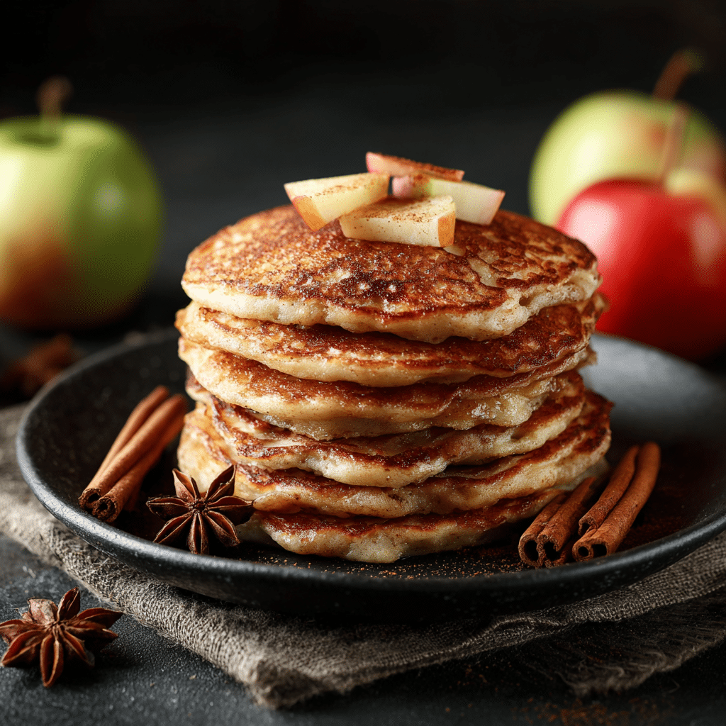 Apple Cinnamon Pancakes Recipe - Recipe Image