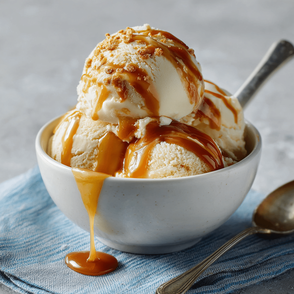 Caramel Ice Cream Recipe - Recipe Image