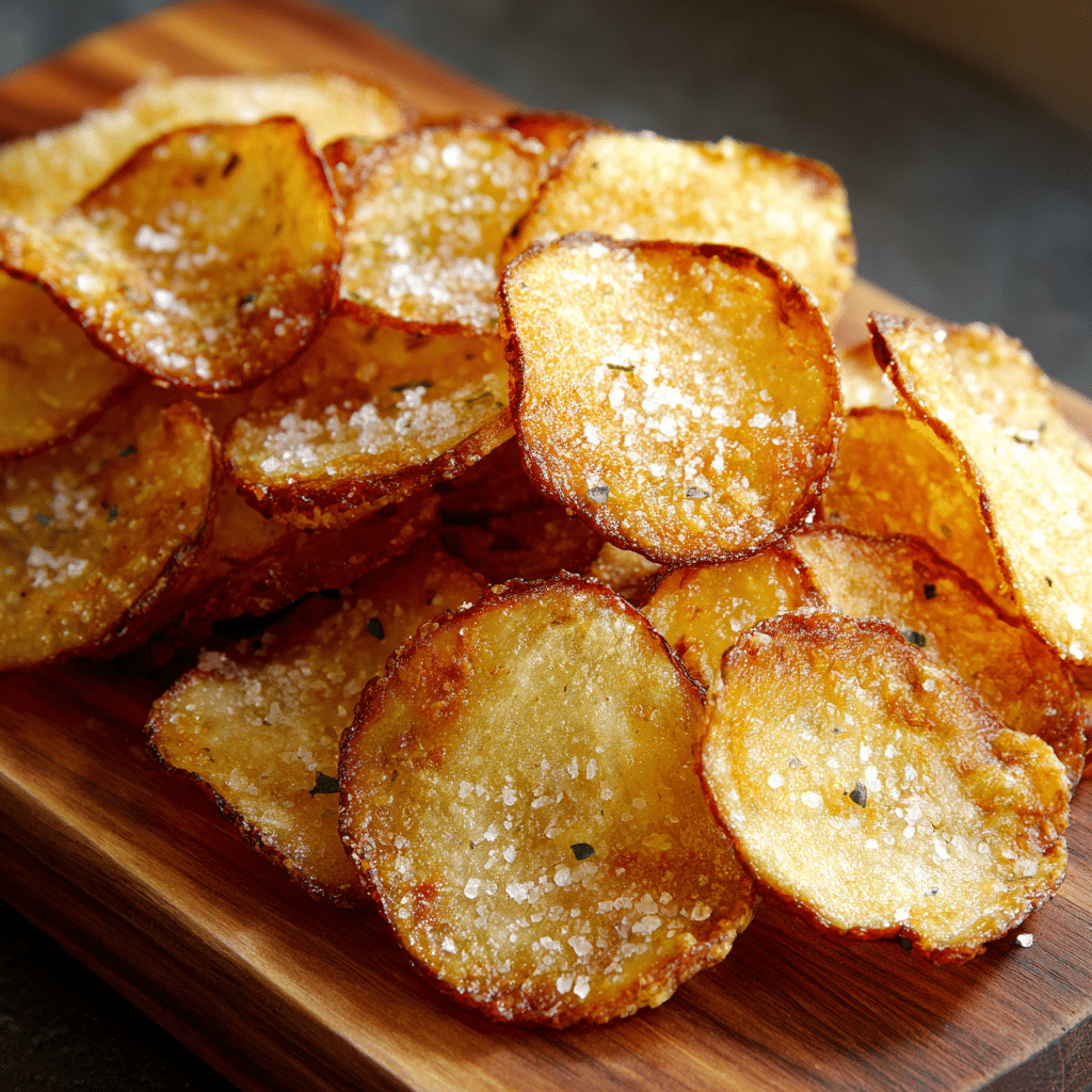 Crispy Potato Chips Hack Recipe - Recipe Image