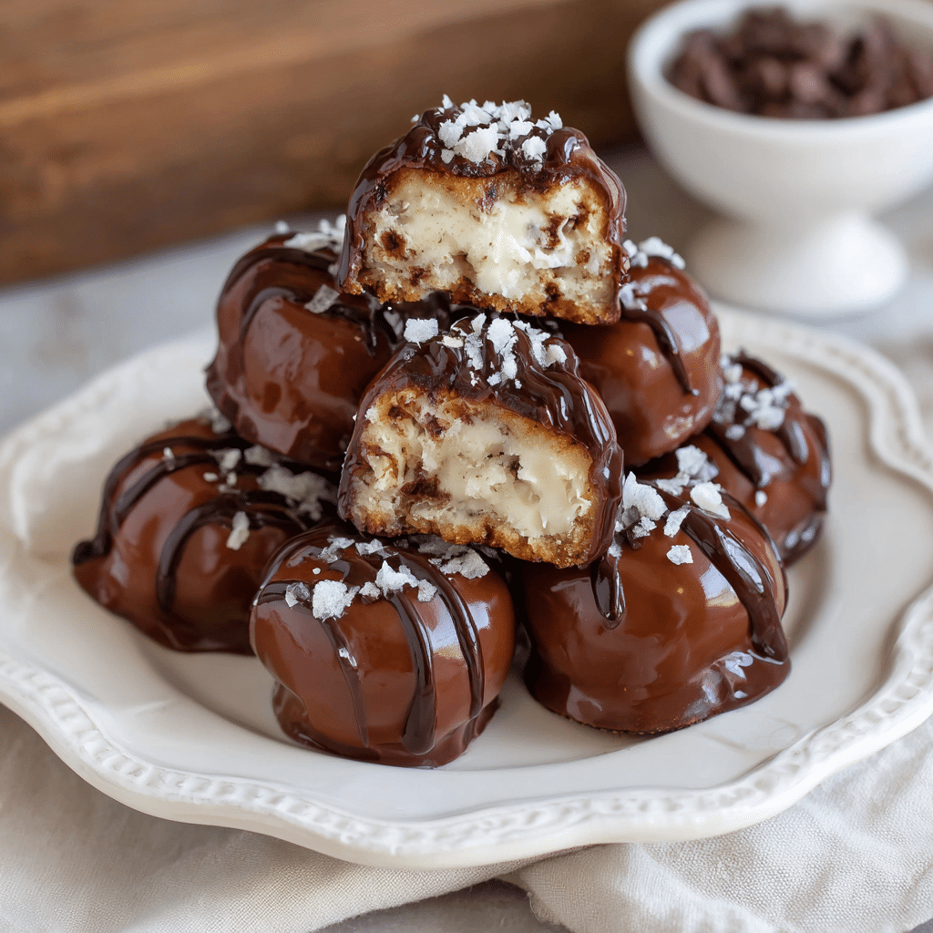 Chocolate Covered Yogurt Bites Recipe - Recipe Image