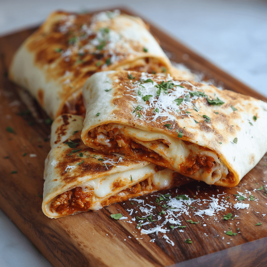 Lazy Lasagna Wrap Recipe - Recipe Image