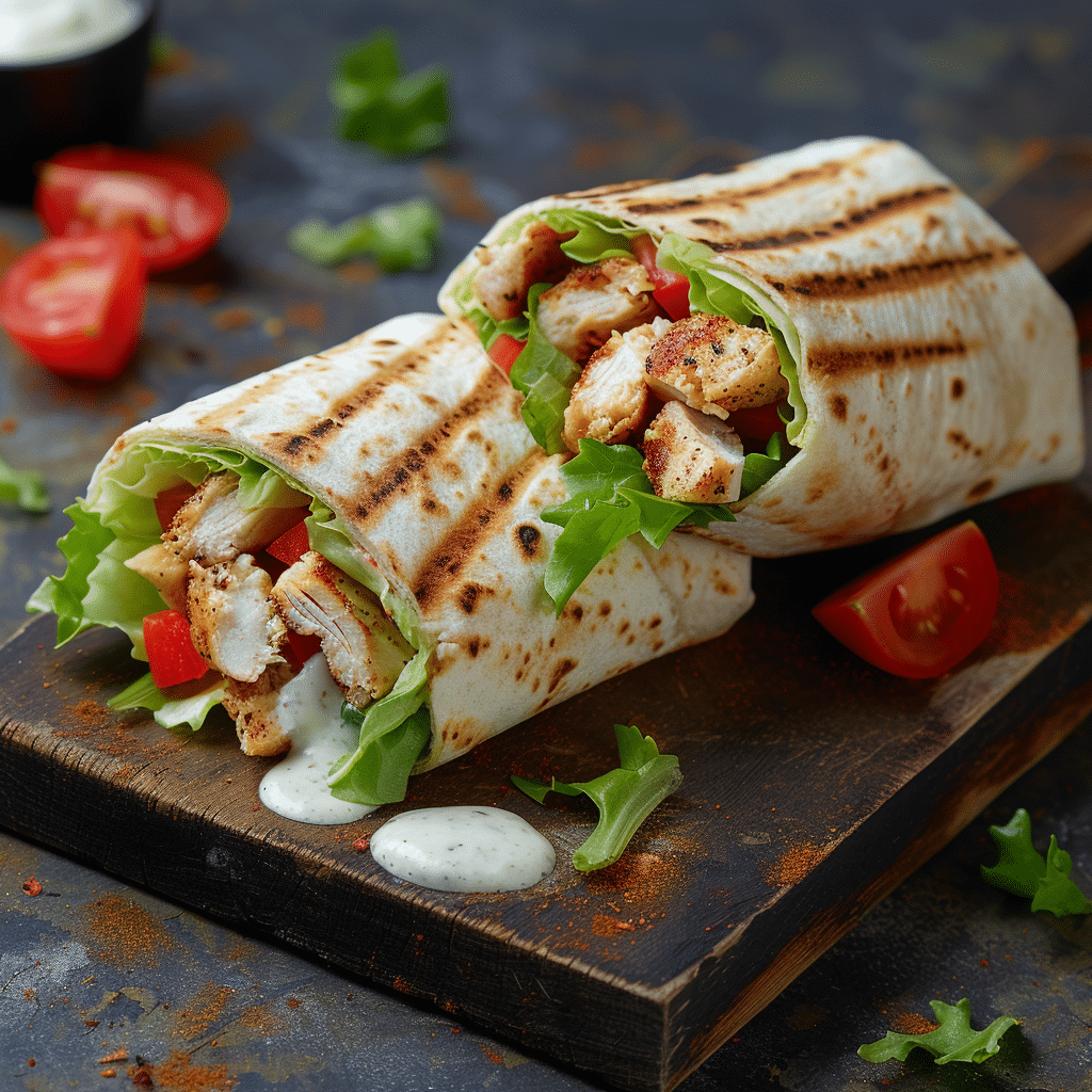Chicken Wrap Recipe - Recipe Image