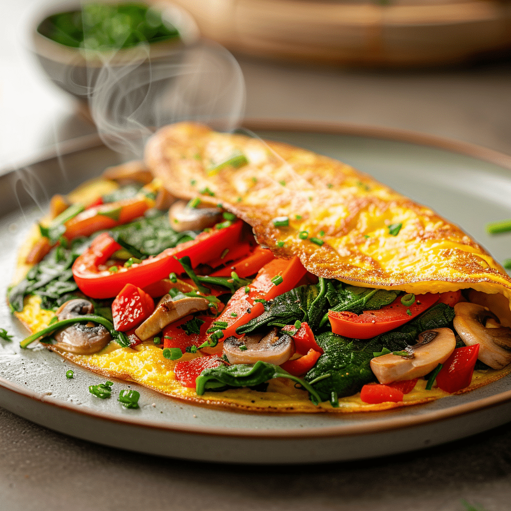 Veggie Omelette Recipe - Recipe Image
