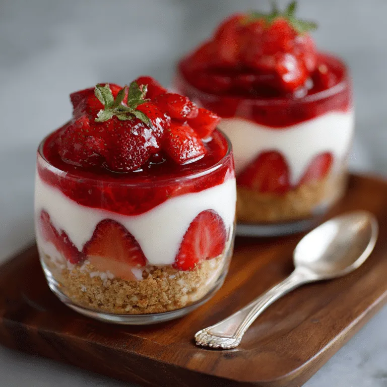 Strawberry Dessert Cups Recipe