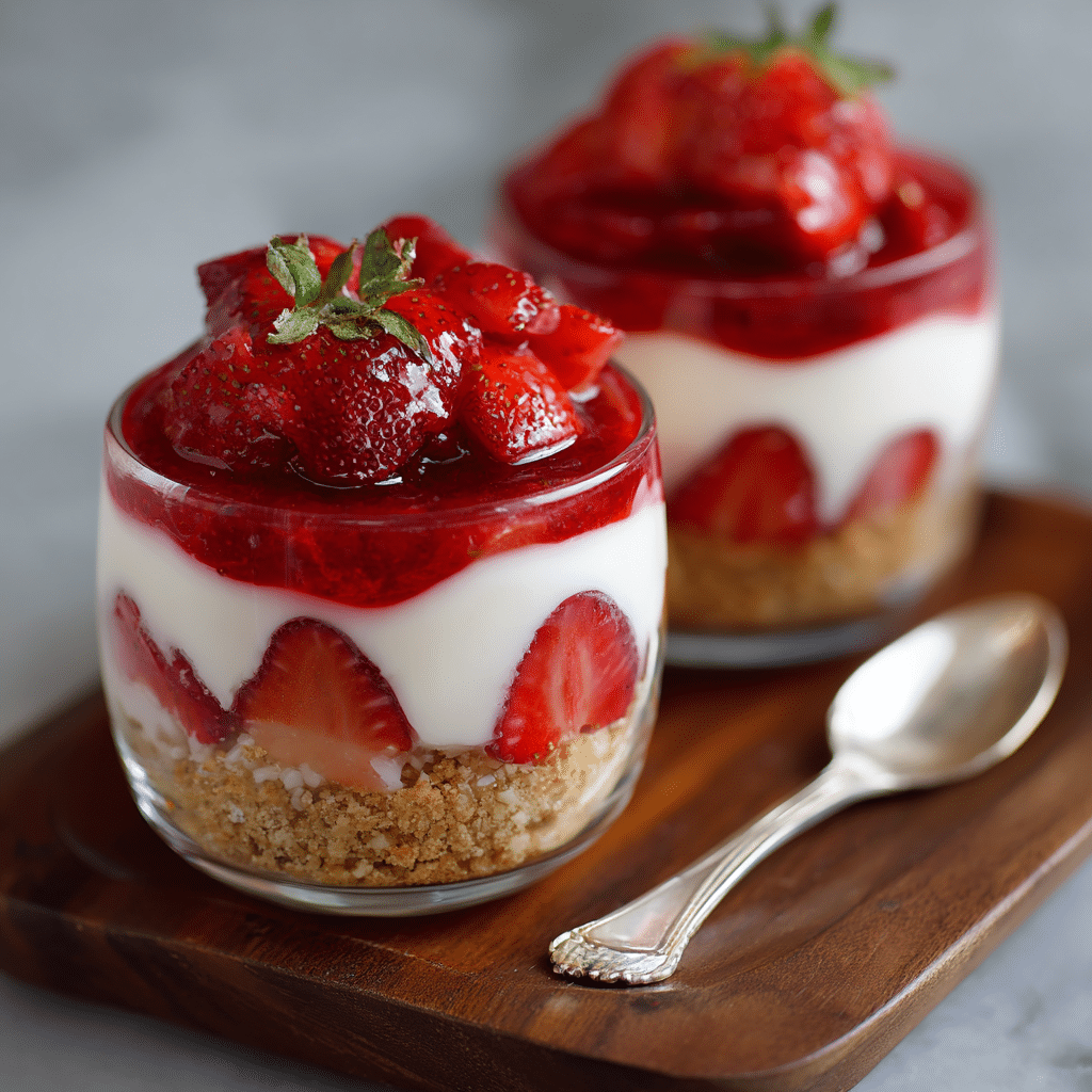 Strawberry Dessert Cups Recipe