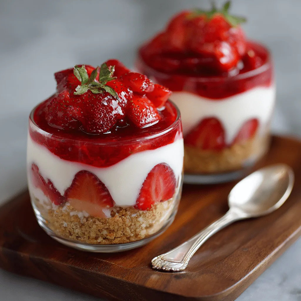 Strawberry Dessert Cups Recipe