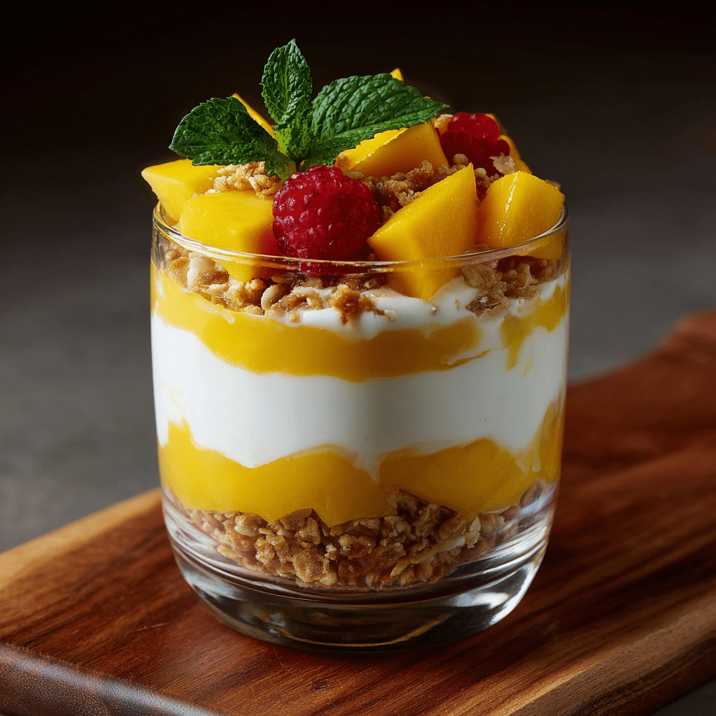 Mango Yogurt Parfait Recipe - Recipe Image