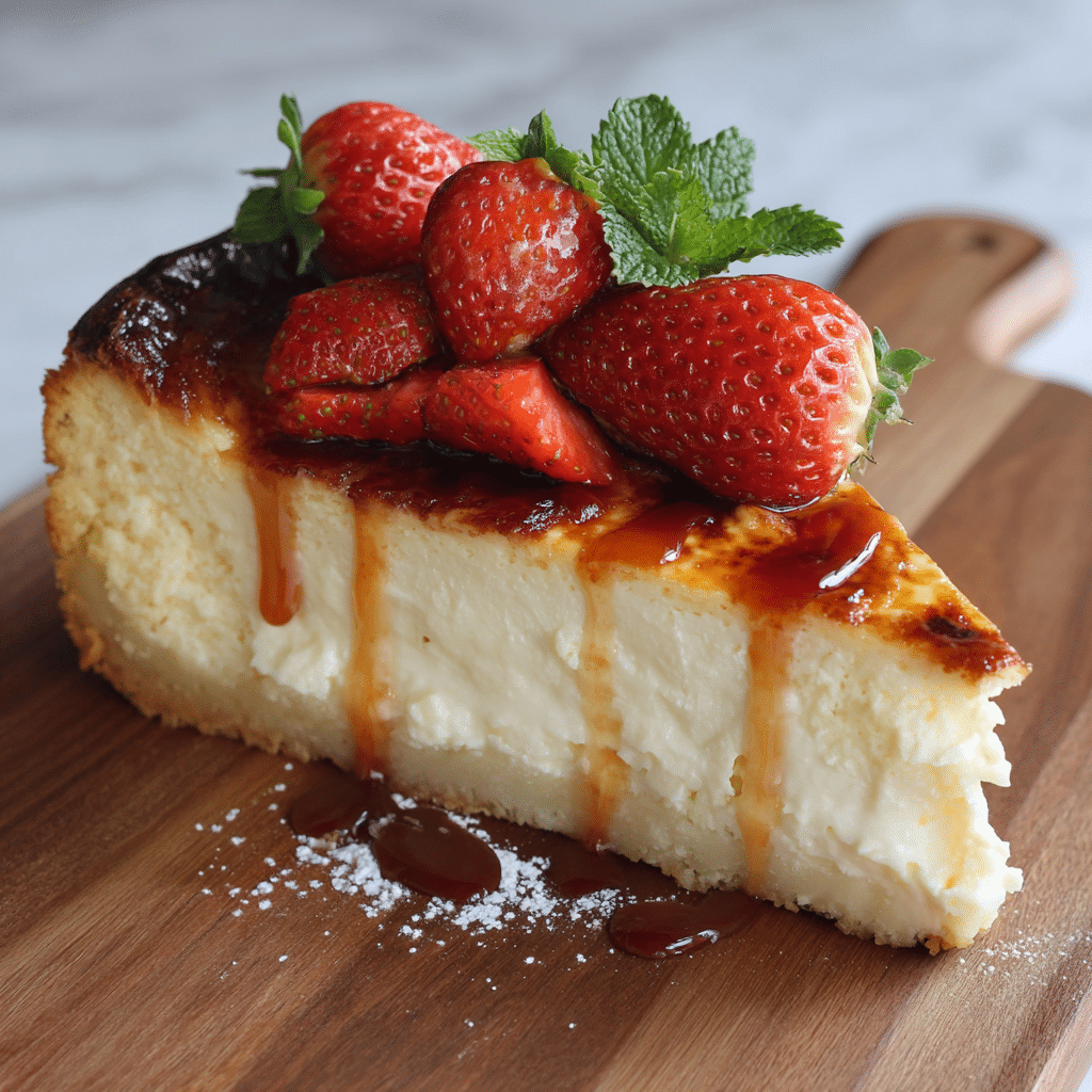 Baked Cheesecake Recipe - Recipe Image
