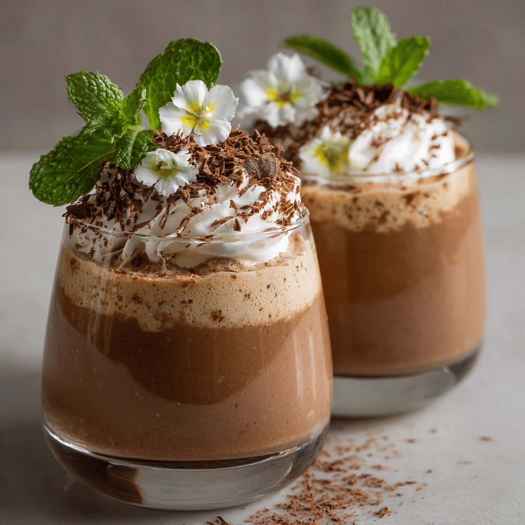 Iced Coffee Chocolate Mousse Recipe - Recipe Image
