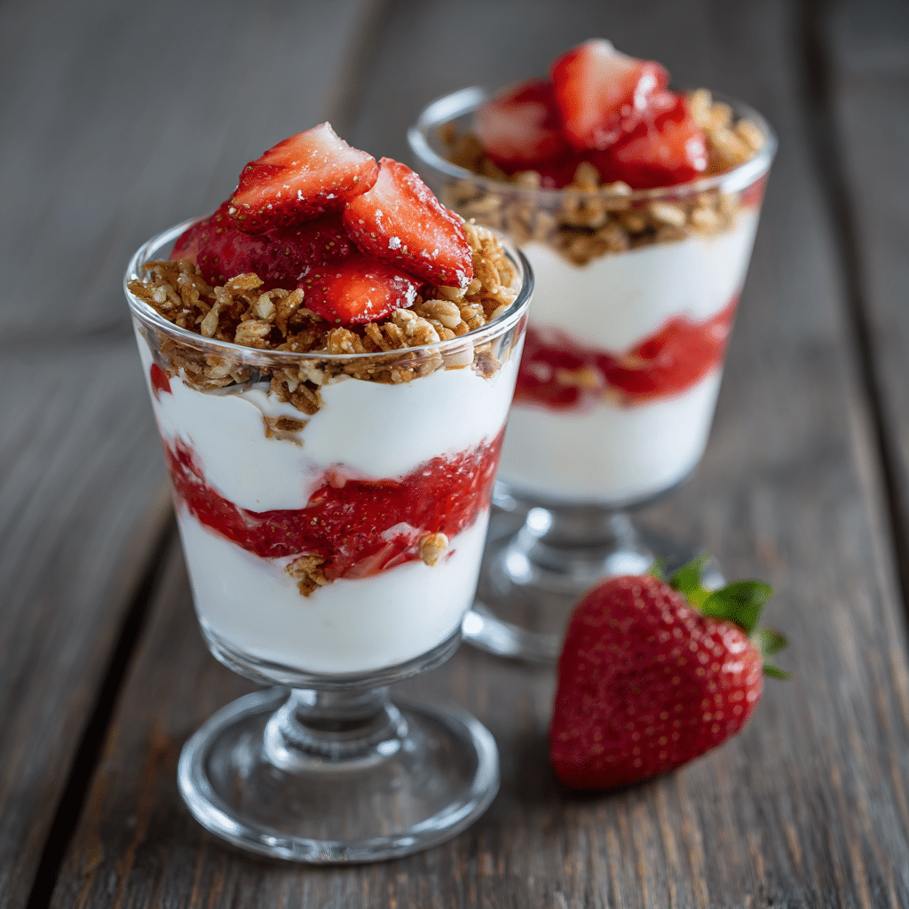 Strawberry Yogurt Parfait Recipe - Recipe Image