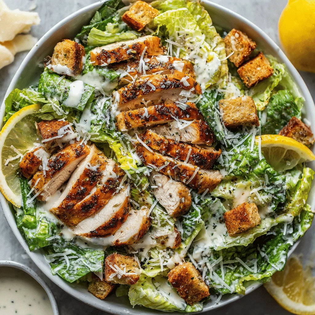 Chicken Caesar Salad Recipe - Recipe Image